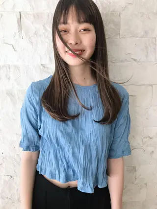 ミディアム カラー suvvy hairsalonのヘアスタイル