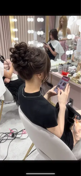 ヘアアレンジ lien natsukiのヘアスタイル