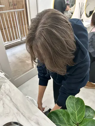 セミロング カラー 髪質改善will hairdesignのヘアスタイル