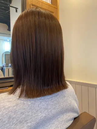 ミディアム カラー ママ美容師🧸谷山 潮音/ReFa取扱店のヘアスタイル