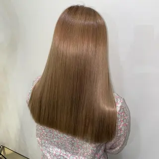 ロング 縮毛矯正/髪質改善 /韓国風　山川春輝のヘアスタイル