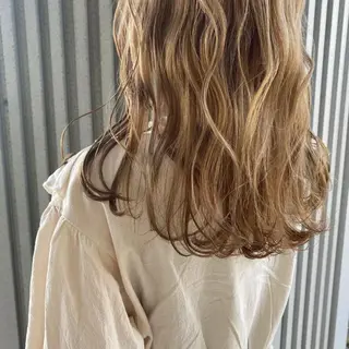 セミロング カラー 韓国ヘア/髪質改善 /艶カラー/sahoのヘアスタイル