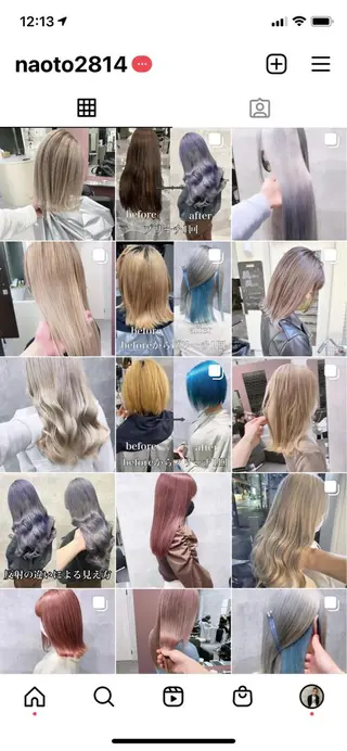 カラー Via officialのヘアスタイル