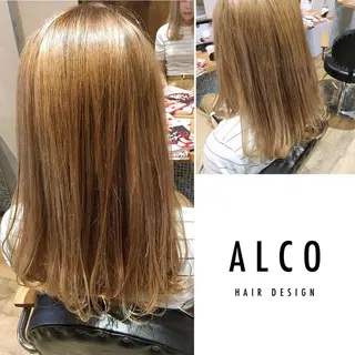 ミディアム カラー ワタイショウタ 髪質改善✨眉毛サロンのヘアスタイル