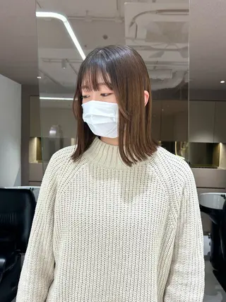 ミディアム 🌟透明感カラー🌟 恵比寿/sayuのヘアスタイル