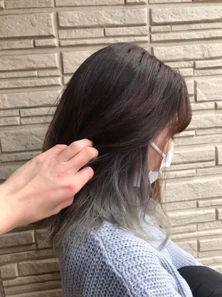 セミロング カラー 🍒memelu明石 🍒imamuraのマツエク・マツパデザイン