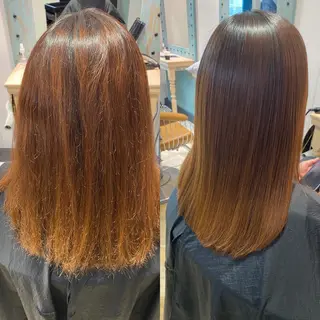 ロング 髪質改善　縮毛の達人 矢井由真のヘアスタイル