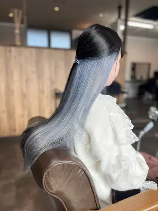 ロング カラー 小野瀬 蓮のヘアスタイル