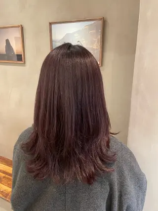 セミロング カラー 新宿 /透明感カラー レイヤー/NANAのヘアスタイル