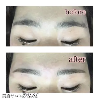 ショート ミディアム セミロング ロング カラー パーマ ヘアアレンジ ネイル マツエク・マツパ 眉毛サロン DUAL 恵比寿の眉毛・アイブロウイメージ