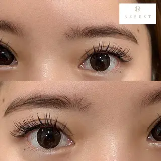 マツエク・マツパ yuuka REBEST心斎橋のマツエク・マツパデザイン