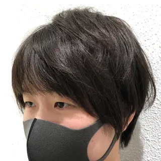 ショート カジサ ケイコのヘアスタイル