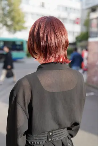 ミディアム カラー 千葉 慎也のヘアスタイル