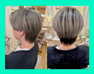 カラー メンズ 髪質改善/ハイトーン /茅ヶ崎/YUKAのヘアスタイル