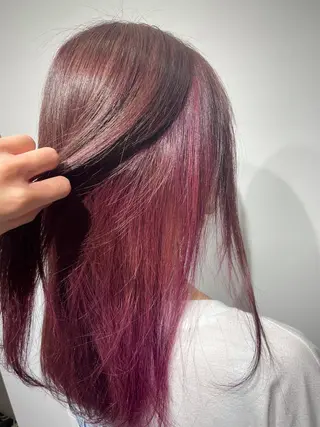 ロング カラー 北川 萌乃果のヘアスタイル