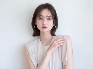 ミディアム カラー un.le.pont ルカ  🎨のヘアスタイル