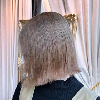 ミディアム カラー ブリーチなし/暖色/ 透明感/ririkaのヘアスタイル