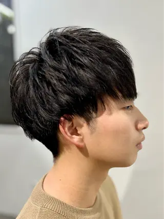 ショート メンズ CHELSEA  梅田所属・OKADA/メンズ /カット/眉/縮毛のヘアスタイル