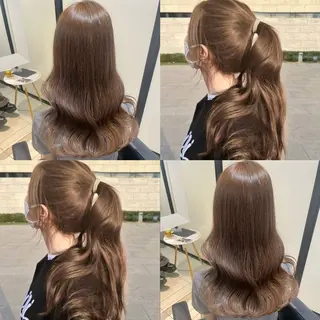 ロング カラー kana ブリーチなしカラー✨のヘアスタイル