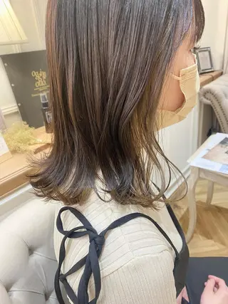 ミディアム 原 朱莉のヘアスタイル