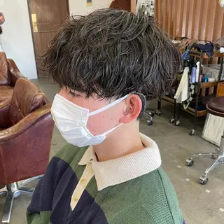 ショート パーマ メンズ 渡邉 聖希のヘアスタイル