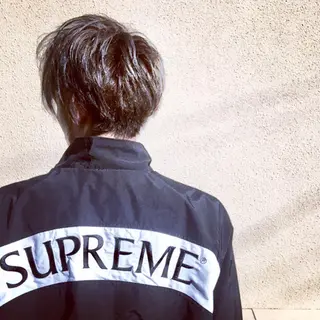 ショート カラー パーマ ヘアアレンジ メンズ tocca所属・毎月通える価格♪ 杉本真基のヘアスタイル