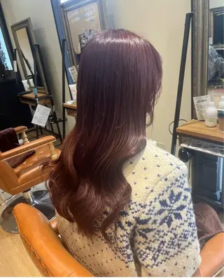 ロング カラー 生尾 虹水のヘアスタイル