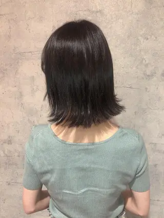 ショート カラー 中川歩 髪質改善 ツヤカラー【横浜】のヘアスタイル