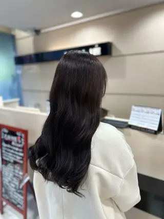 ロング カラー クロスパーマ/うる艶 カラー/Kurumiのヘアスタイル