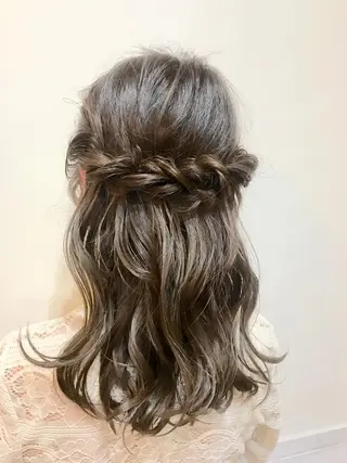 セミロング 女性専用サロン 【中崎町】ゆきみのヘアスタイル