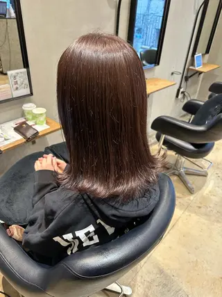 ミディアム 太田 渚遊のヘアスタイル