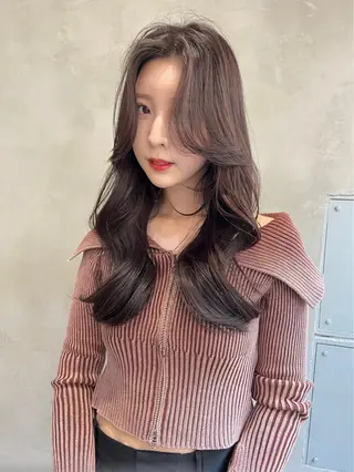 ミディアム カラー ヘアアレンジ 🫧艶髪矯正 髪質改善🫧 大介のヘアスタイル