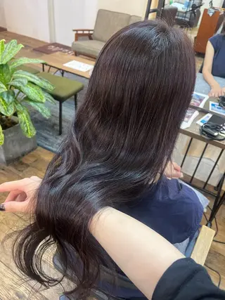 カラー 東　茉央/コテ巻き パーマ🧸銀座のヘアスタイル
