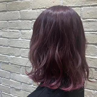 ミディアム カラー 自宅での再現性👌 溝の口/中裕樹のヘアスタイル