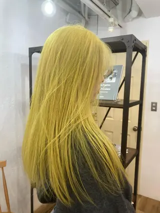 ロング 🫧艶ハイトーン ブリーチ🫧シモのヘアスタイル