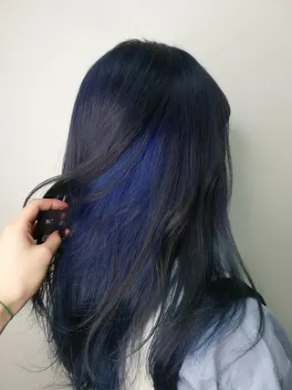 ロング カラー 北山 なるみのヘアスタイル