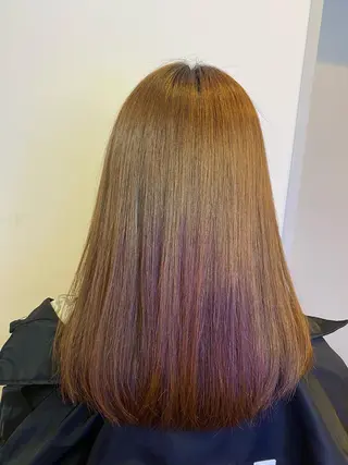 ミディアム scene.池袋所属・scene. haraのヘアスタイル