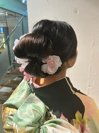 ヘアアレンジ 艶カラー🌸アレンジ 🌹Sally🕊️のヘアスタイル