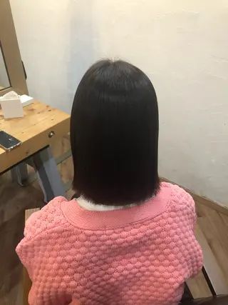 ショート カラー パーマ little広島所属・縮毛矯正/髪質改善 矢川 純のヘアスタイル