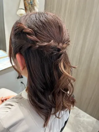 セミロング Yumi/艶髪/ 透明感カラー🤍のヘアスタイル