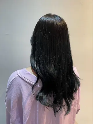 ロング FOF所属・平島 朱莉のヘアスタイル