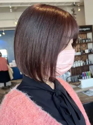 ショート カラー 岸下 理緒のヘアスタイル