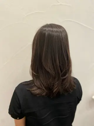 ミディアム カラー Ash中目黒店 榊間茜のヘアスタイル