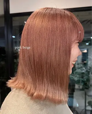 ミディアム saki/Insta fleur_sakiのヘアスタイル