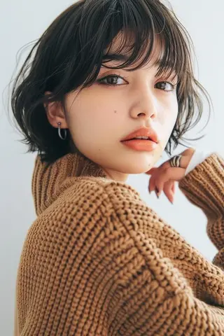 ショート カラー パーマ 🌜 Lulu 🌛 公式/大通のヘアスタイル