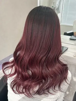 セミロング カラー ハイトーン/韓国風 🤍Nacchi🐈のマツエク・マツパデザイン