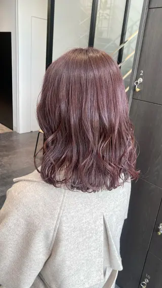 ミディアム カラー 💗ガーリーヘア🎀 saki💗のヘアスタイル