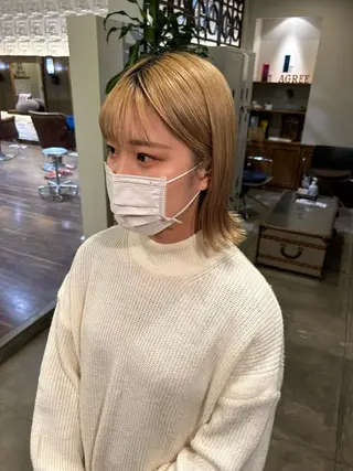 カラー AGREE Momokaのヘアスタイル