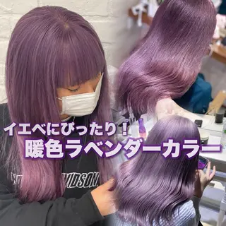 ロング カラー ハイトーン/ブリーチ 💙みずき💙のヘアスタイル