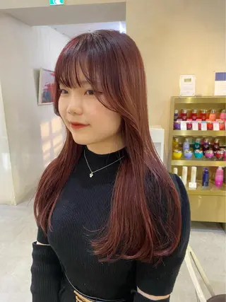 ロング カラー MINX【青山店】所属・asuka/似合わせ /レイヤー/暖色のヘアスタイル